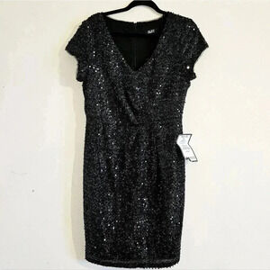 SLNY Sequined Dress